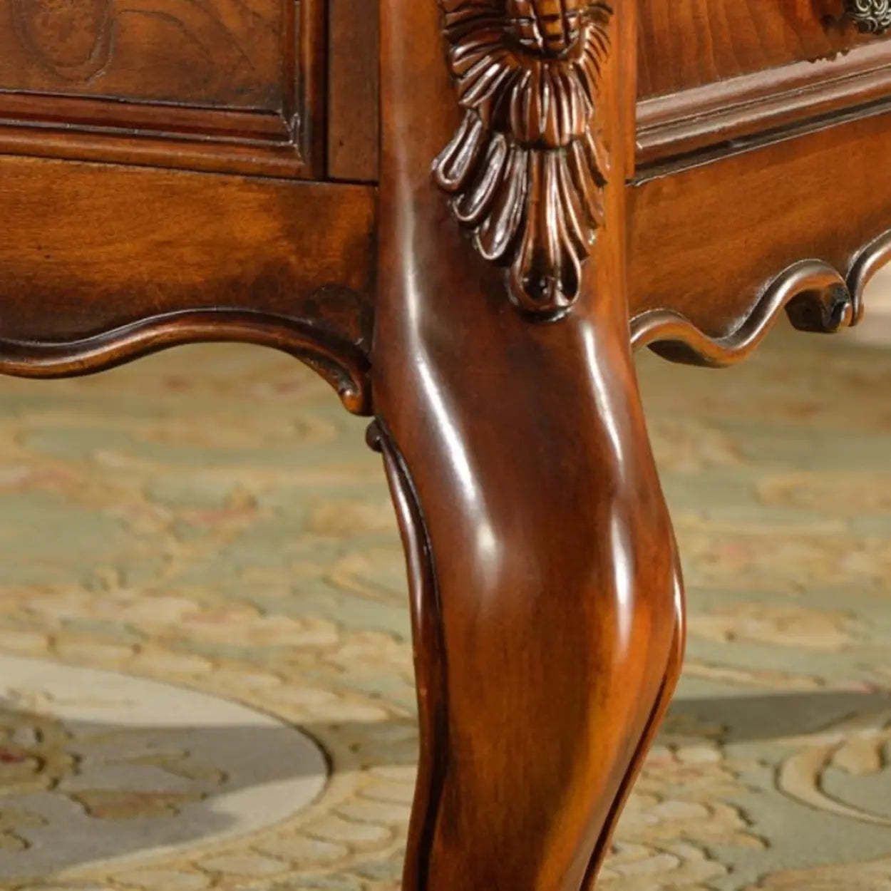 Brown Square Distressed Wood Storage Coffee Table