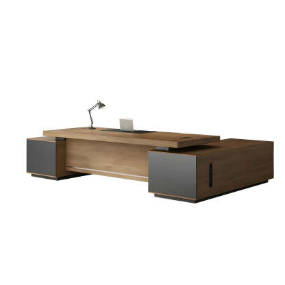 Modern base desk desks in wood