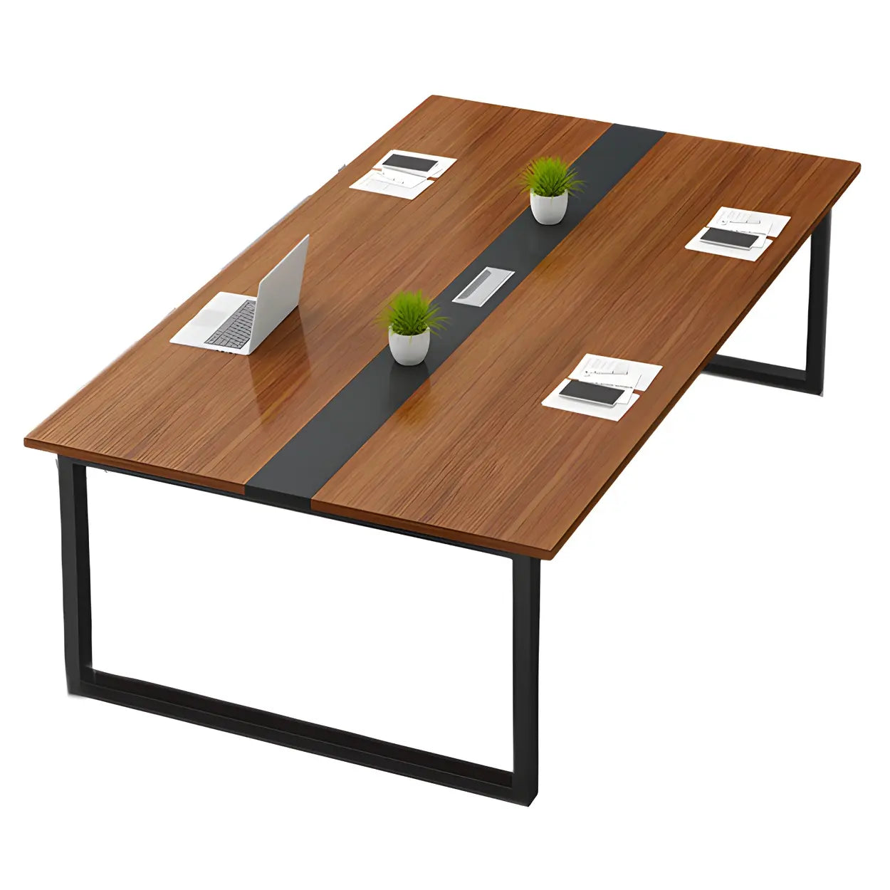 Brown Wood Long Conference Table
