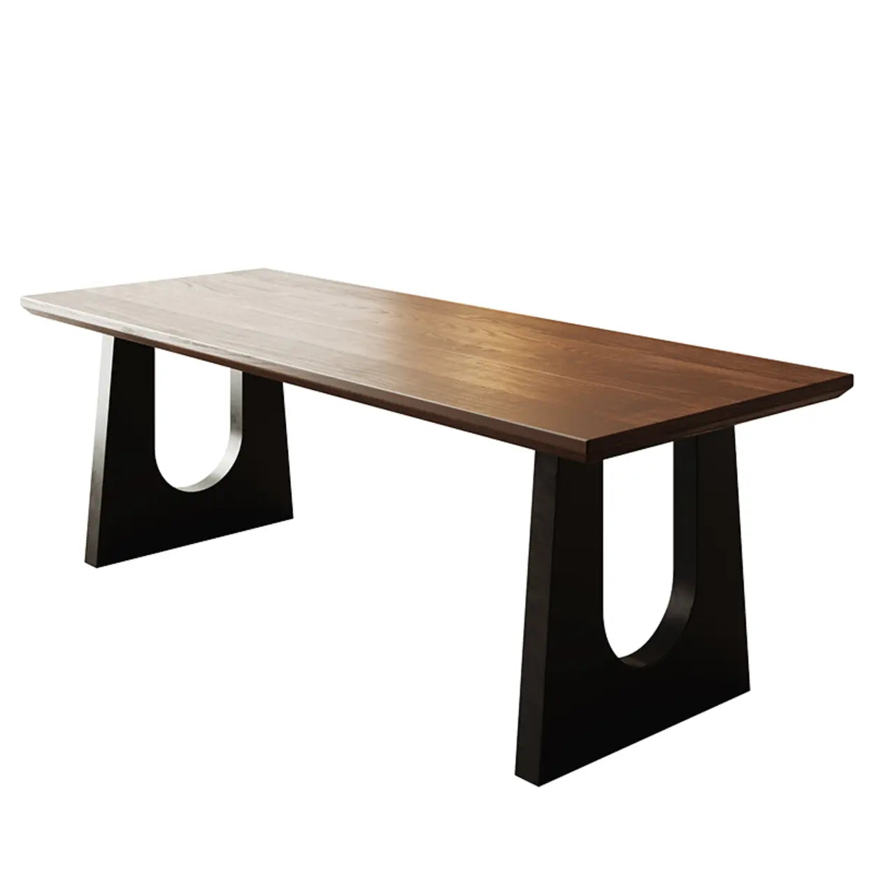 Brown Wood Home Office Writing Desk — Table Only