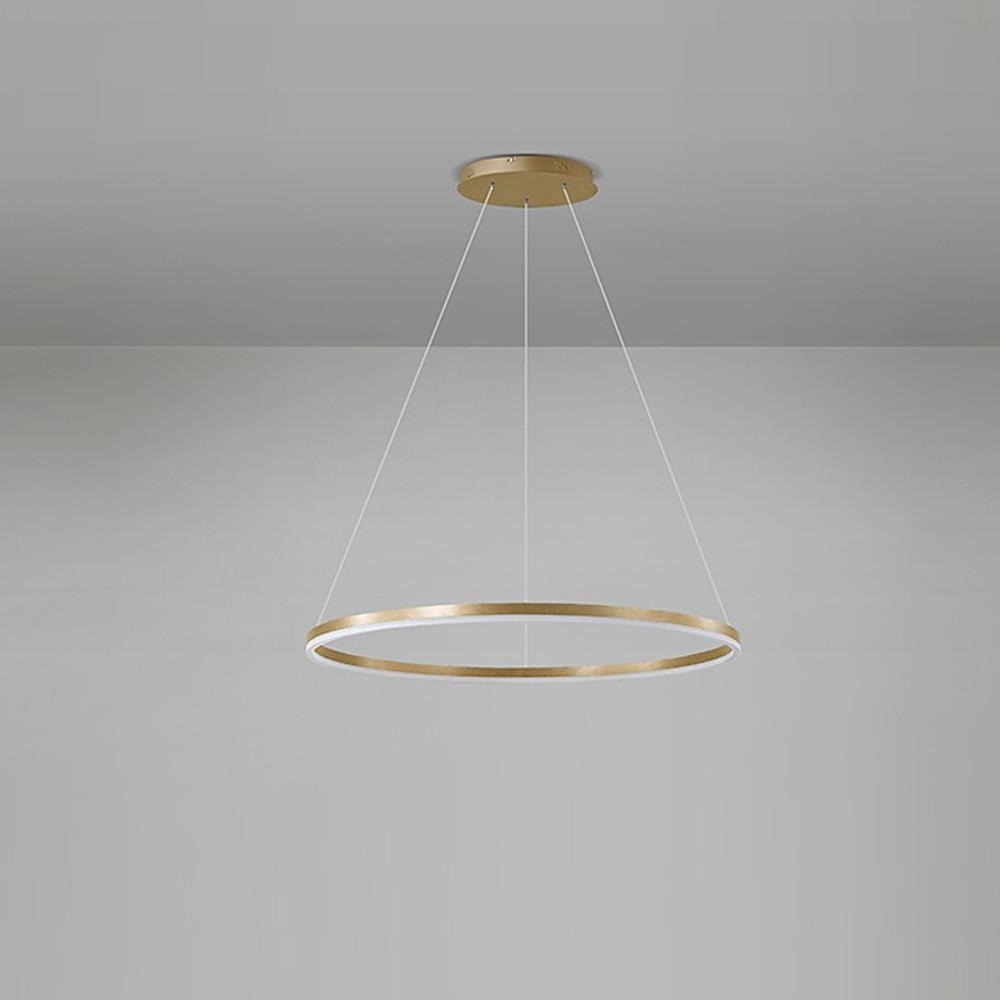Circle LED Modern Chandelier Pendant Light Hanging Lamp Island Lights-Lighom