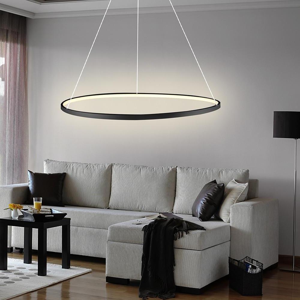 30W Single-Ring Integrated Bedroom Pendant