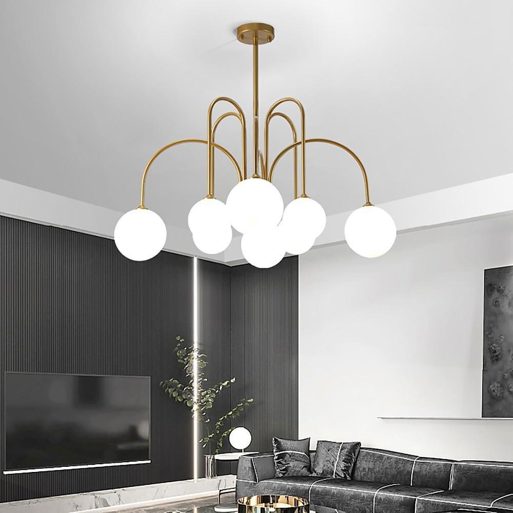 Sputnik Multi-Light White Ball Gold/Black - Black