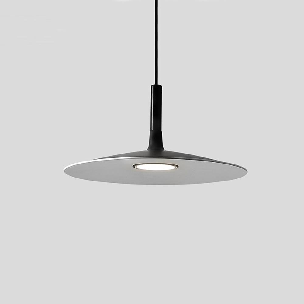 Flat Circular Design Industrial Pendant Lighting Modern Metal Kitchen Lighting Dining Room Lighting Ceiling Light-Lighom