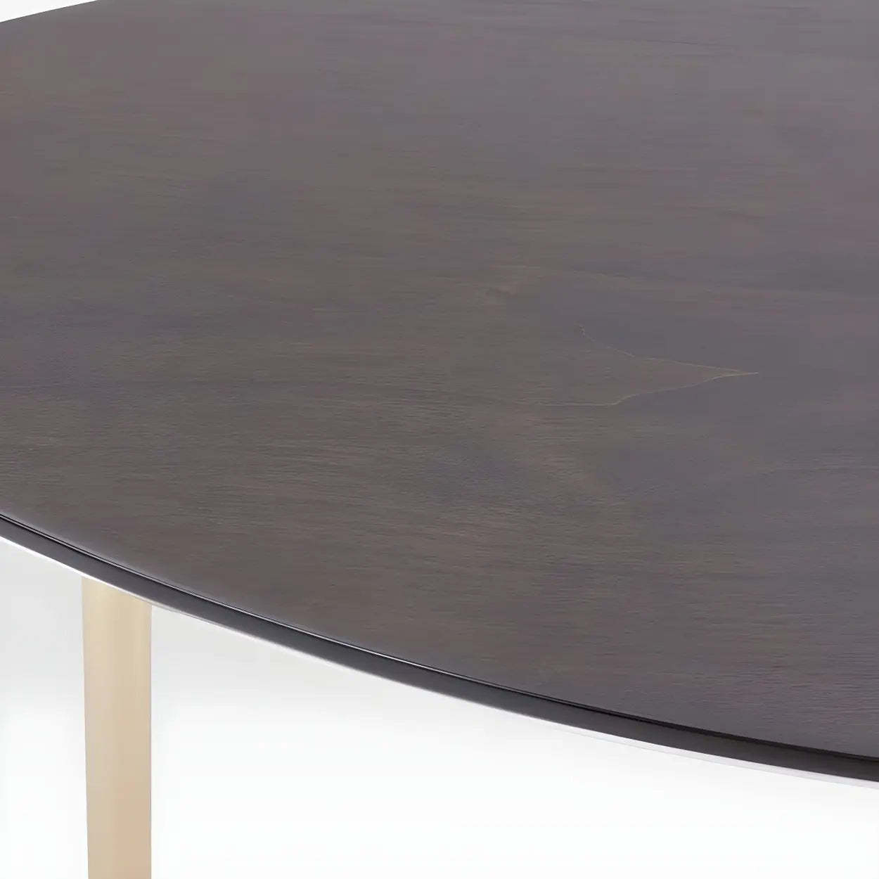 C-Shape Metal-Wood Side Table