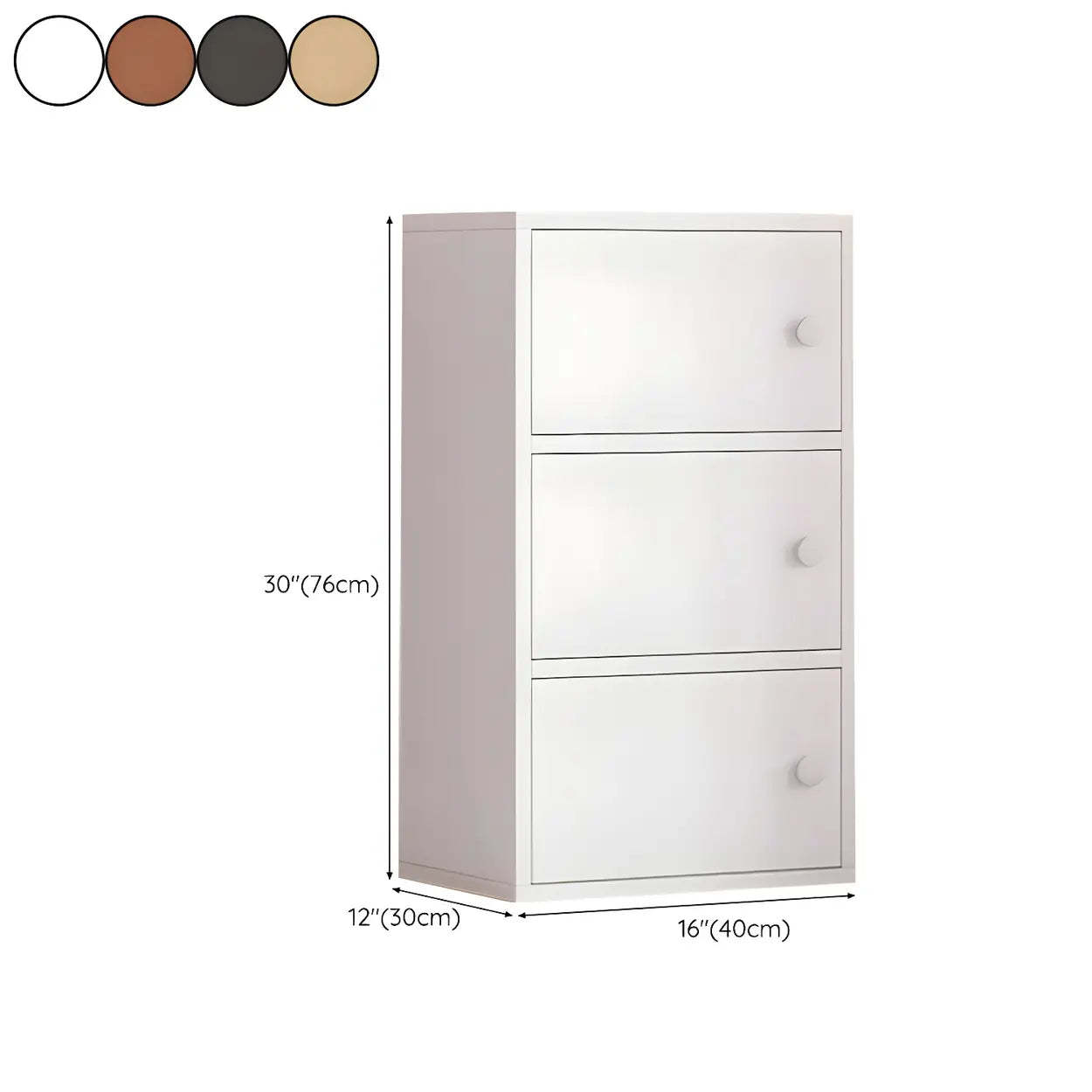 Vertical Wood Drawer Dresser