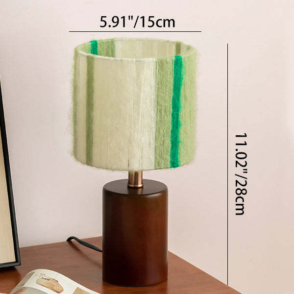 French Oak Table Lamp