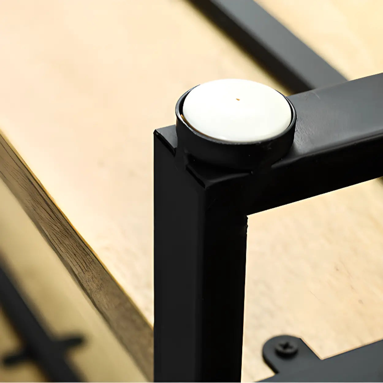 Casual Open-Back Metal Frame Rectangular Bookcase