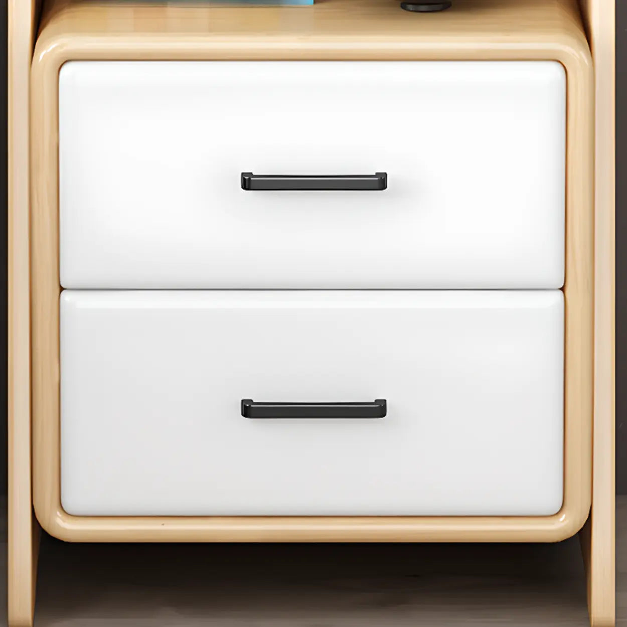Casual Open Back Natural Wood Ladder Bookcase