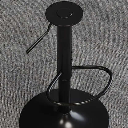 Lighom back saddle leather metal bar & counter stools for kitchen
