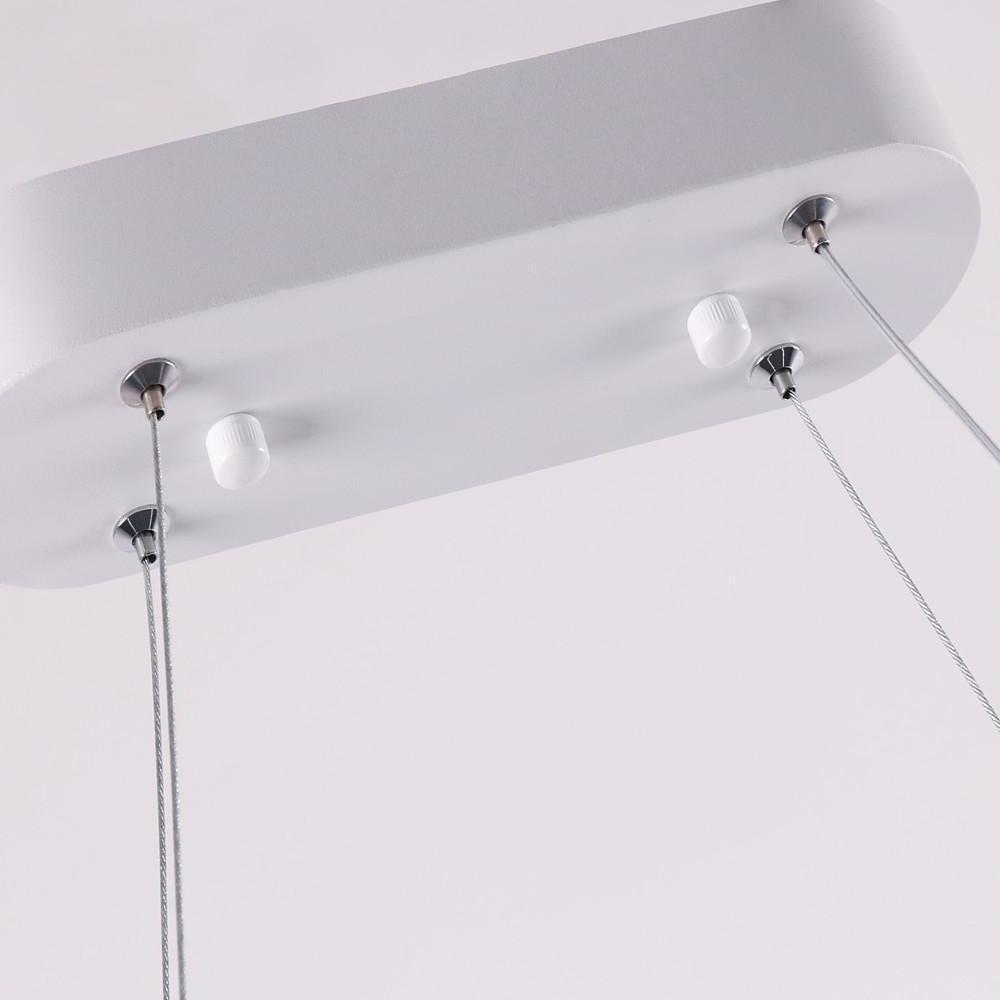 Rectangular Curves Dining Room Chandeliers Metal Modernist Pendant Lighting-Lighom
