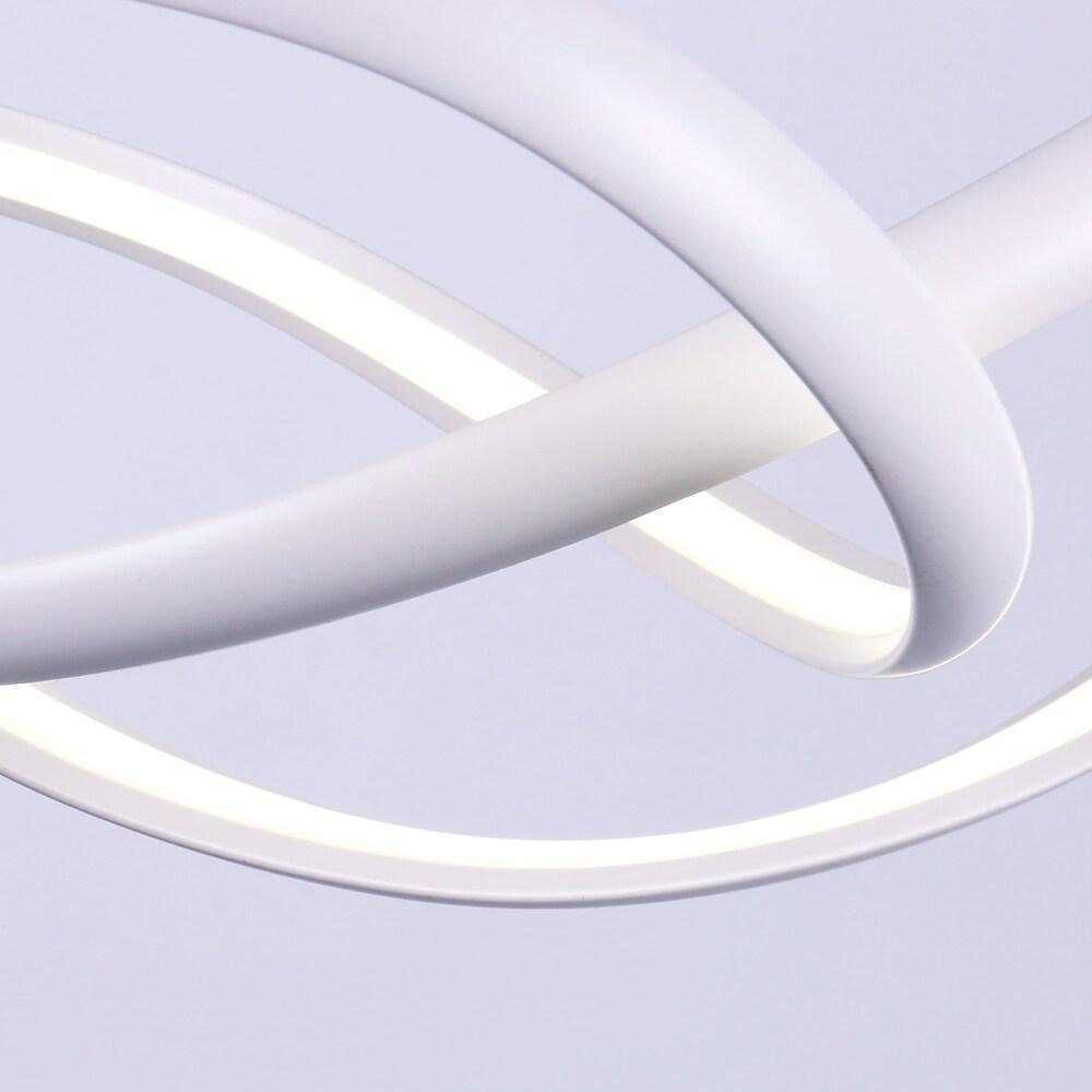 Interweaving Curved Dimmable LED Adjustable Modern Pendant