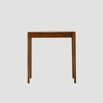 Cherry Wood Rectangular Console Table with Drawers — Cherry / Cherry