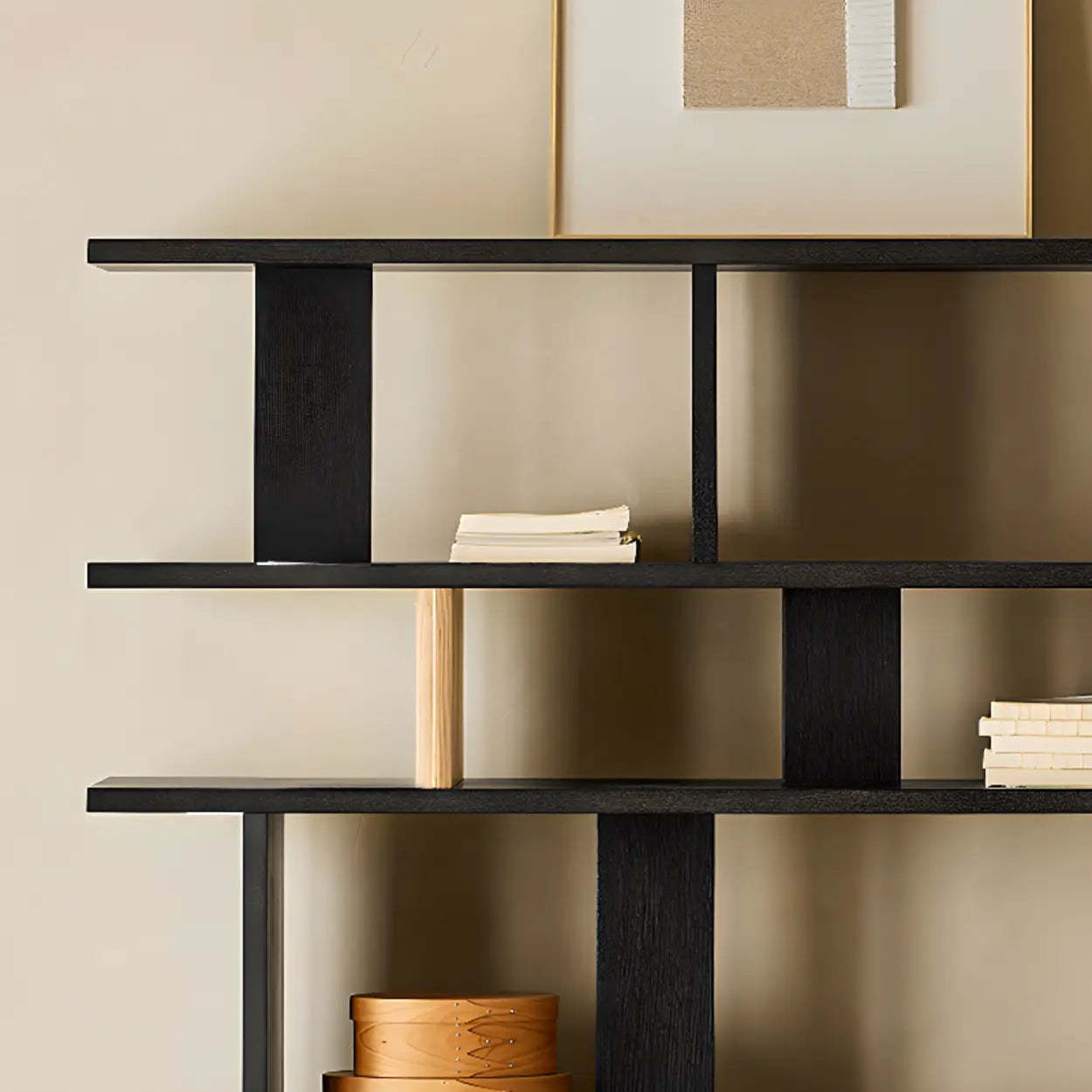 Chic Casual Open-Back Wide Bookcase