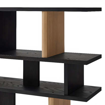 Chic Casual Open-Back Wide Bookcase