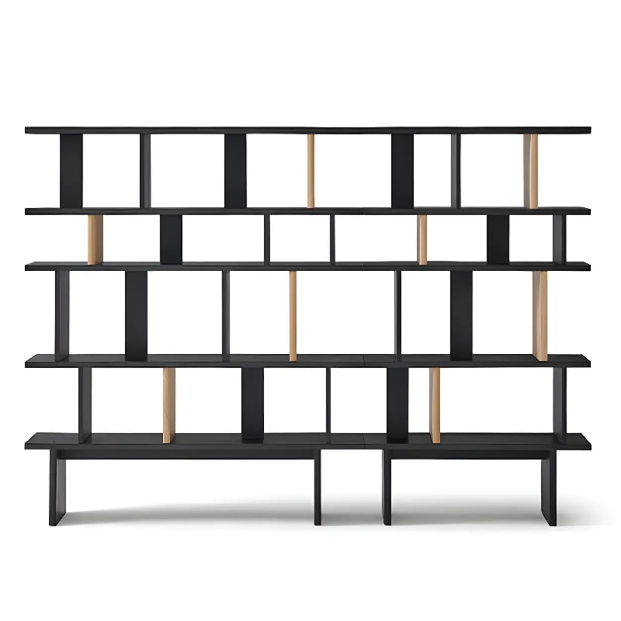 Chic Casual Open-Back Wide Bookcase