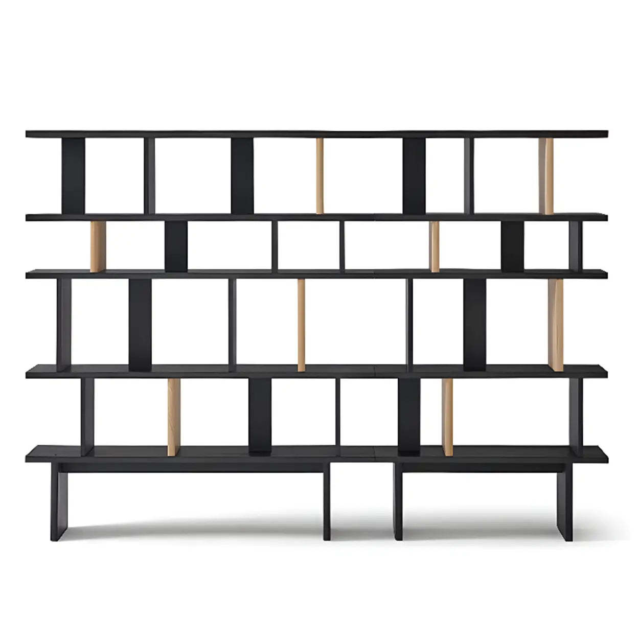 Chic Casual Open-Back Wide Bookcase