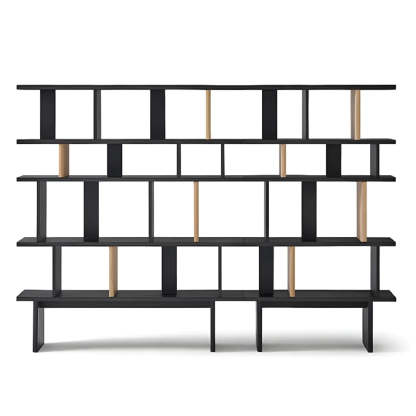 Chic Casual Open-Back Wide Bookcase