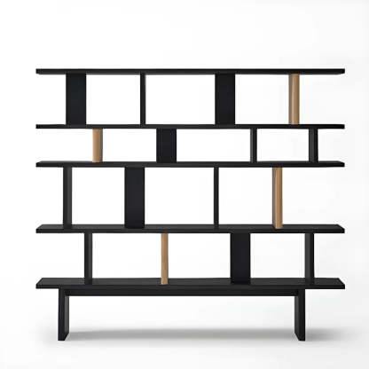 Chic Casual Open-Back Wide Bookcase