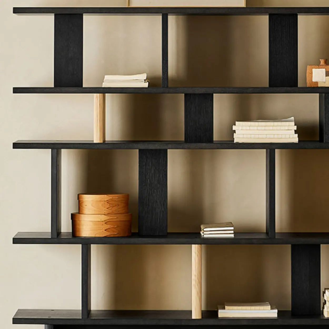 Chic Casual Open-Back Wide Bookcase
