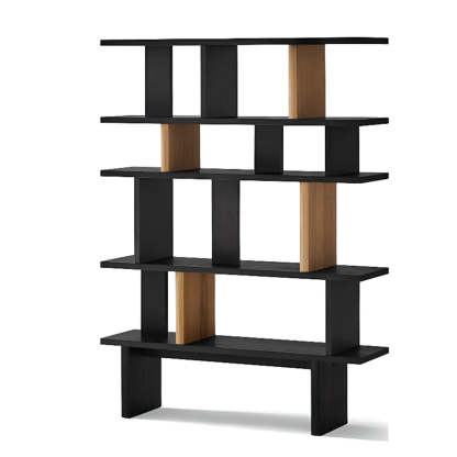 Chic Casual Open-Back Wide Bookcase