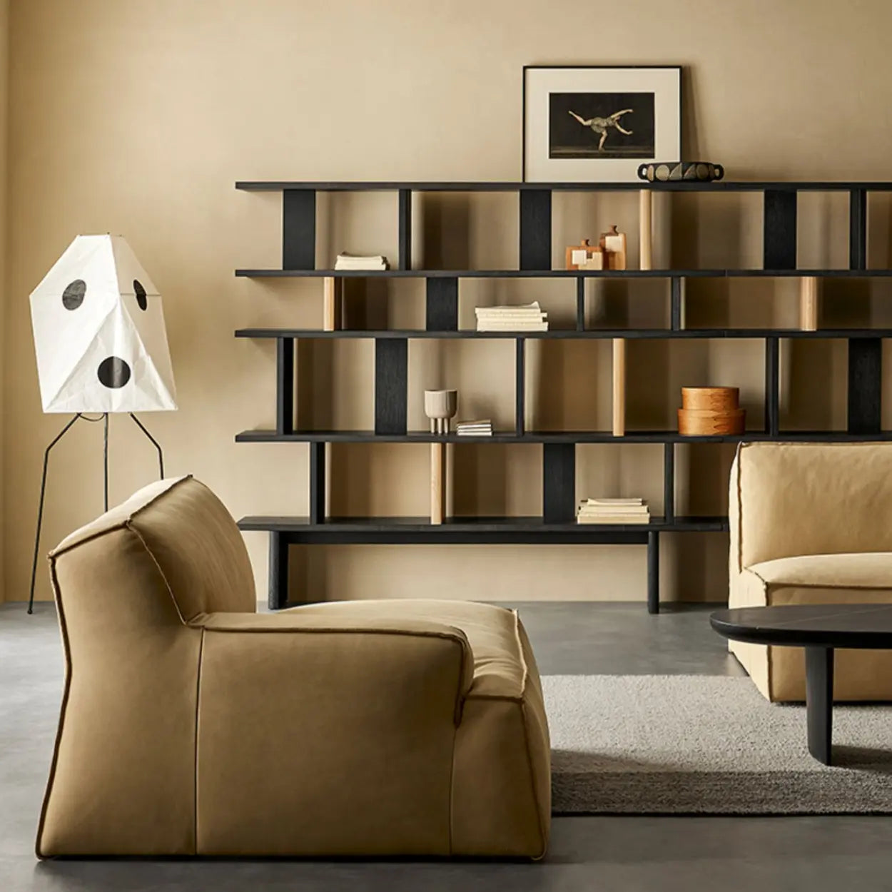 Chic Casual Open-Back Wide Bookcase