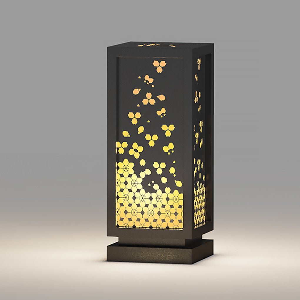 Asian Style Hollow Carved Outdoor Courtyard Waterproof Landscape Lighting Decorative Lamp-Lighom