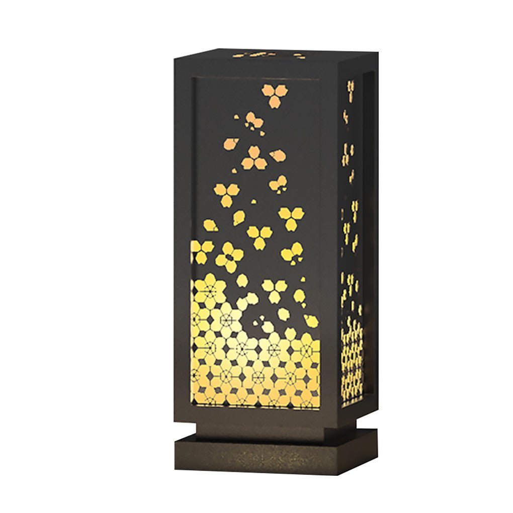 Asian Style Hollow Carved Outdoor Courtyard Waterproof Landscape Lighting Decorative Lamp-Lighom