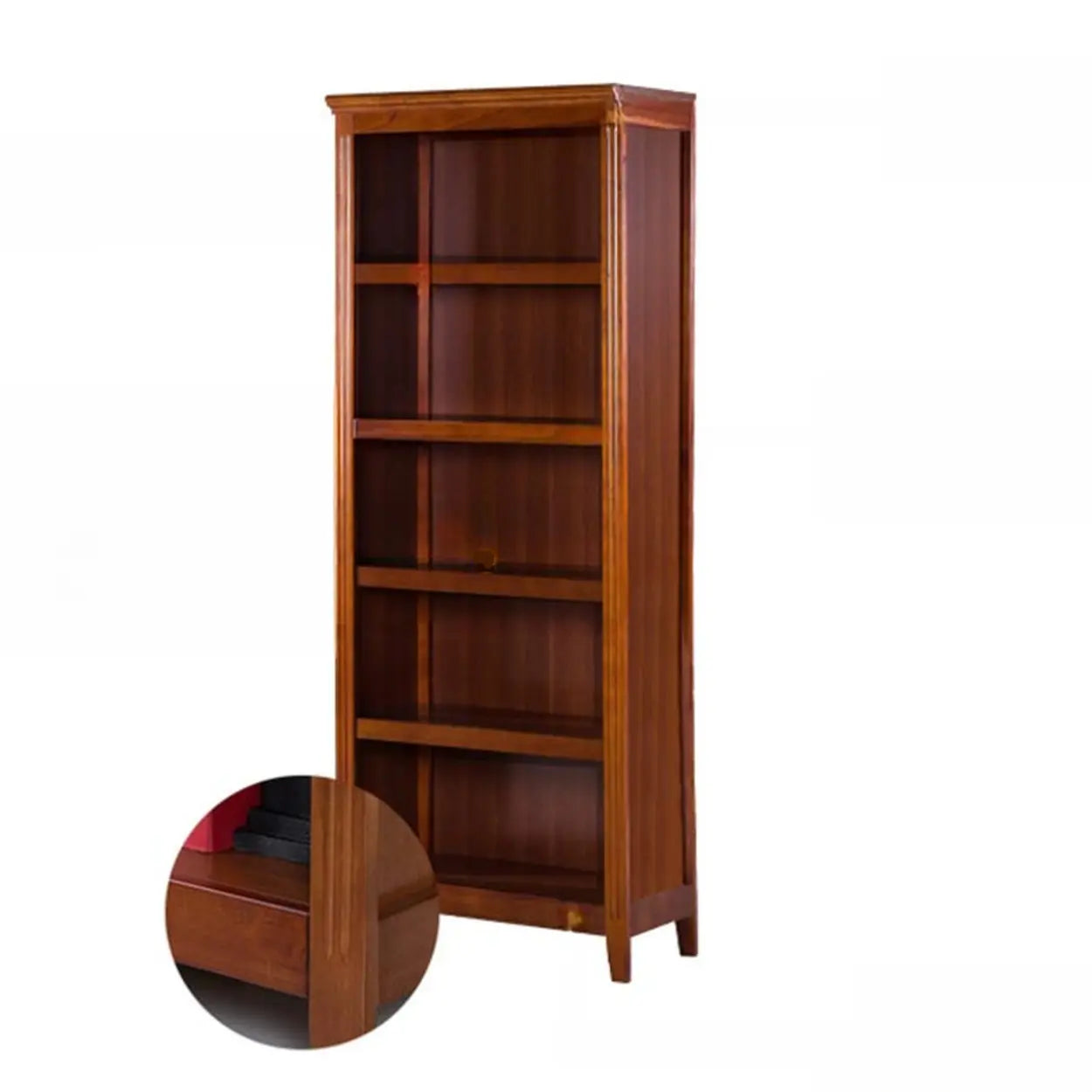 Traditional barrister vertical fabric wood bookcases