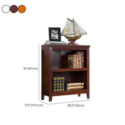 Traditional barrister vertical black fabric bookcases — 28.3"L x 13.6"W x 48"H