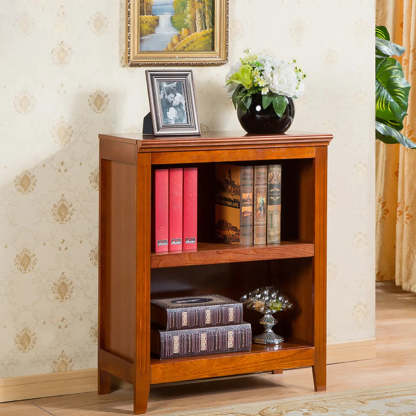 Black traditional vertical birch bookcases