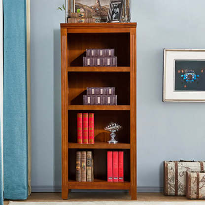 Black fabric wood barrister birch bookcases - traditional