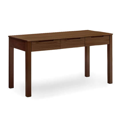 Classic Brown Wood Drawer Computer Desk