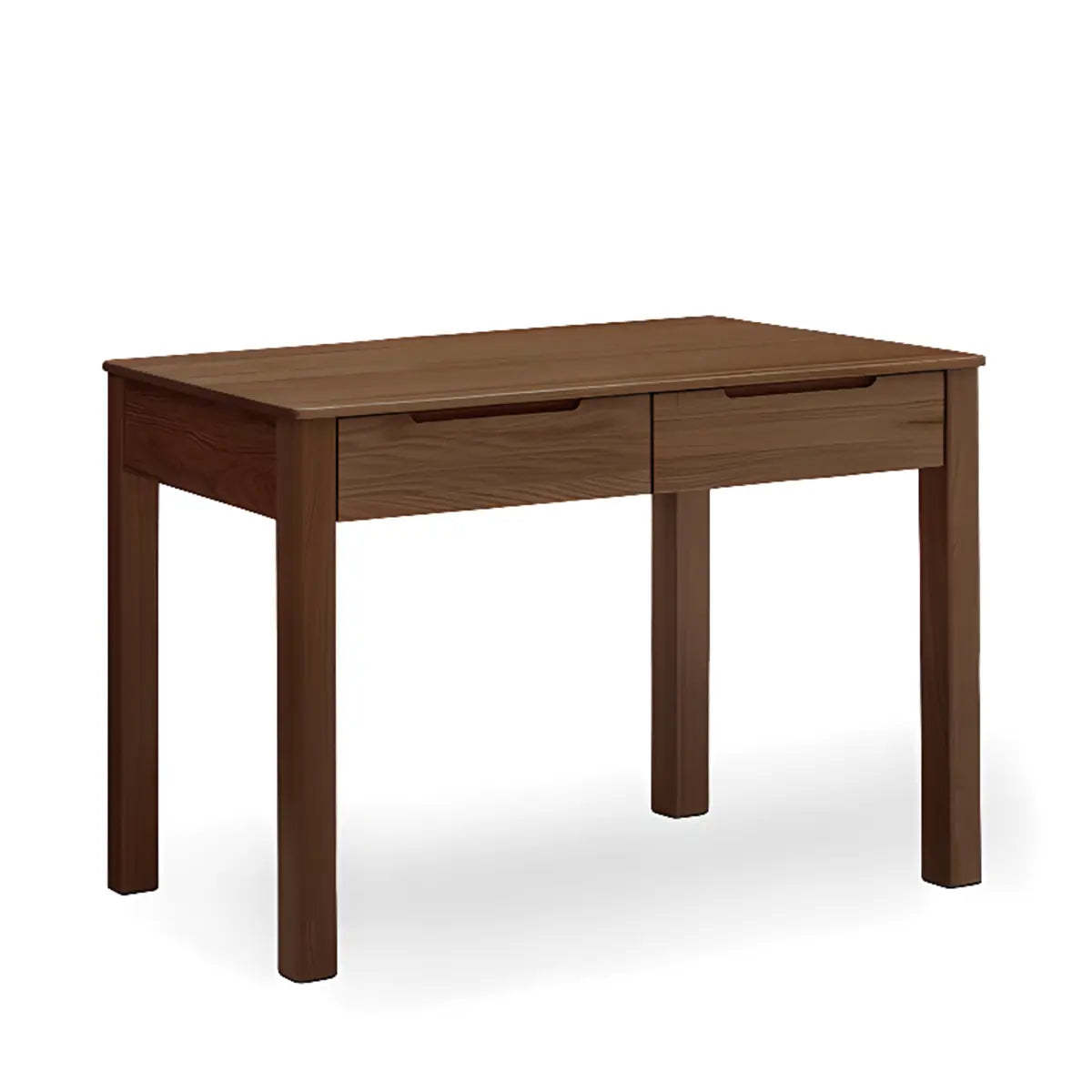 Classic Brown Wood Drawer Computer Desk