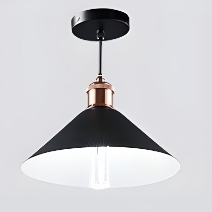 Conical Solar LED Hanging Garden Pendant Light