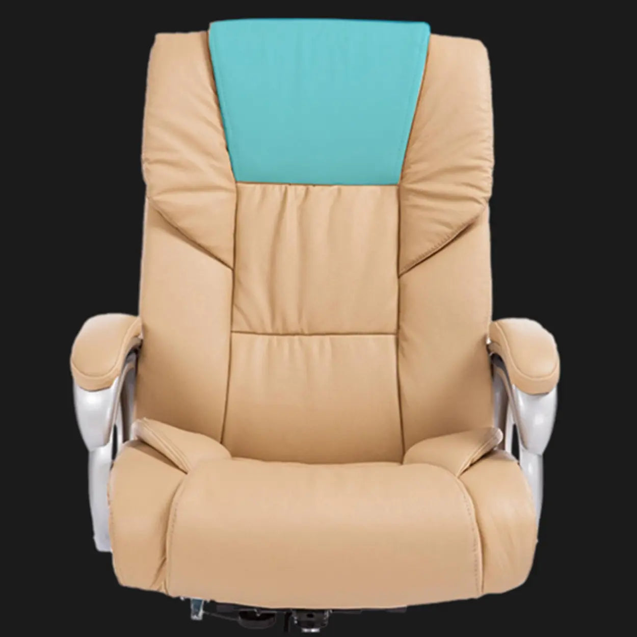 Classic Ergonomic Tan Leather Adjustable Office Chair