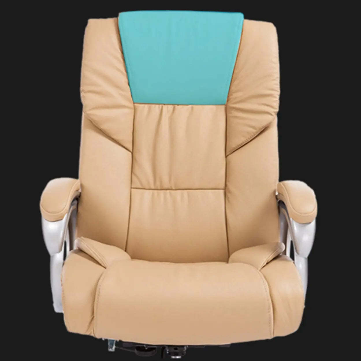 Classic Ergonomic Tan Leather Adjustable Office Chair