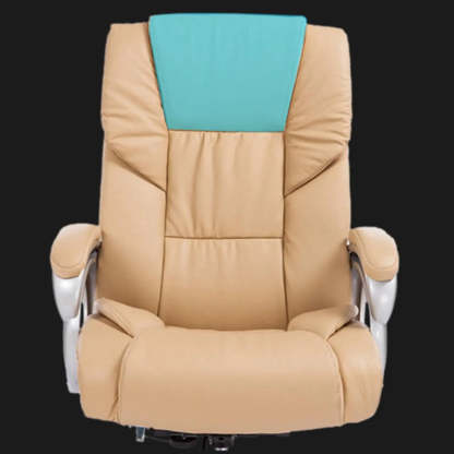 Classic Ergonomic Tan Leather Adjustable Office Chair