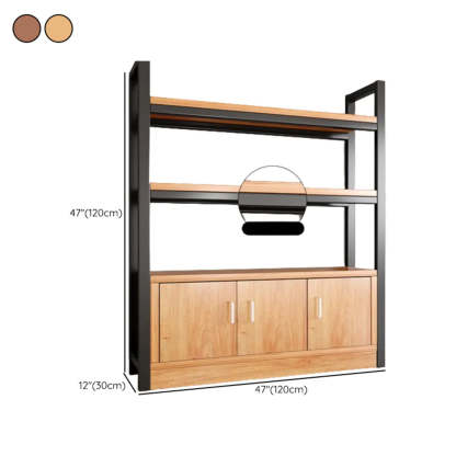 Classic Multi-Shelf Vertical Alloy Display Bookcase