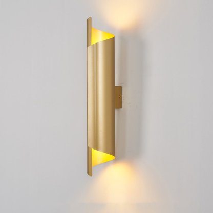 Classic Nordic Unique Chic LED Curved Metal Wall Lamp for Bedside Living Room Aisle-Lighom