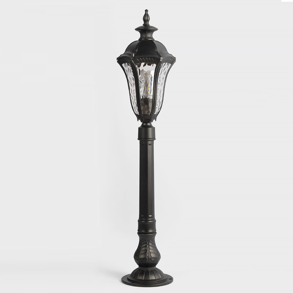 Retro-Inspired Waterproof Outdoor Lamp Post for Traditional Villa Gardens-Lighom