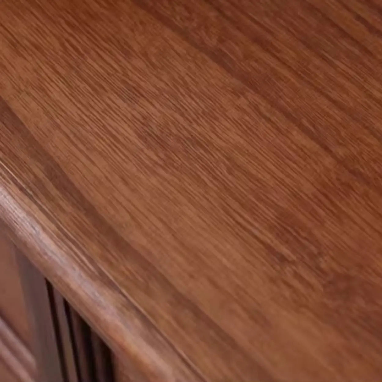 Classic Brown Wooden Storage Console Table