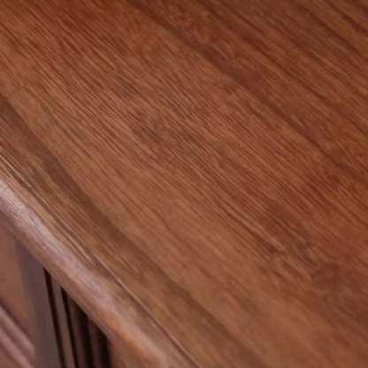 Classic Brown Wooden Storage Console Table
