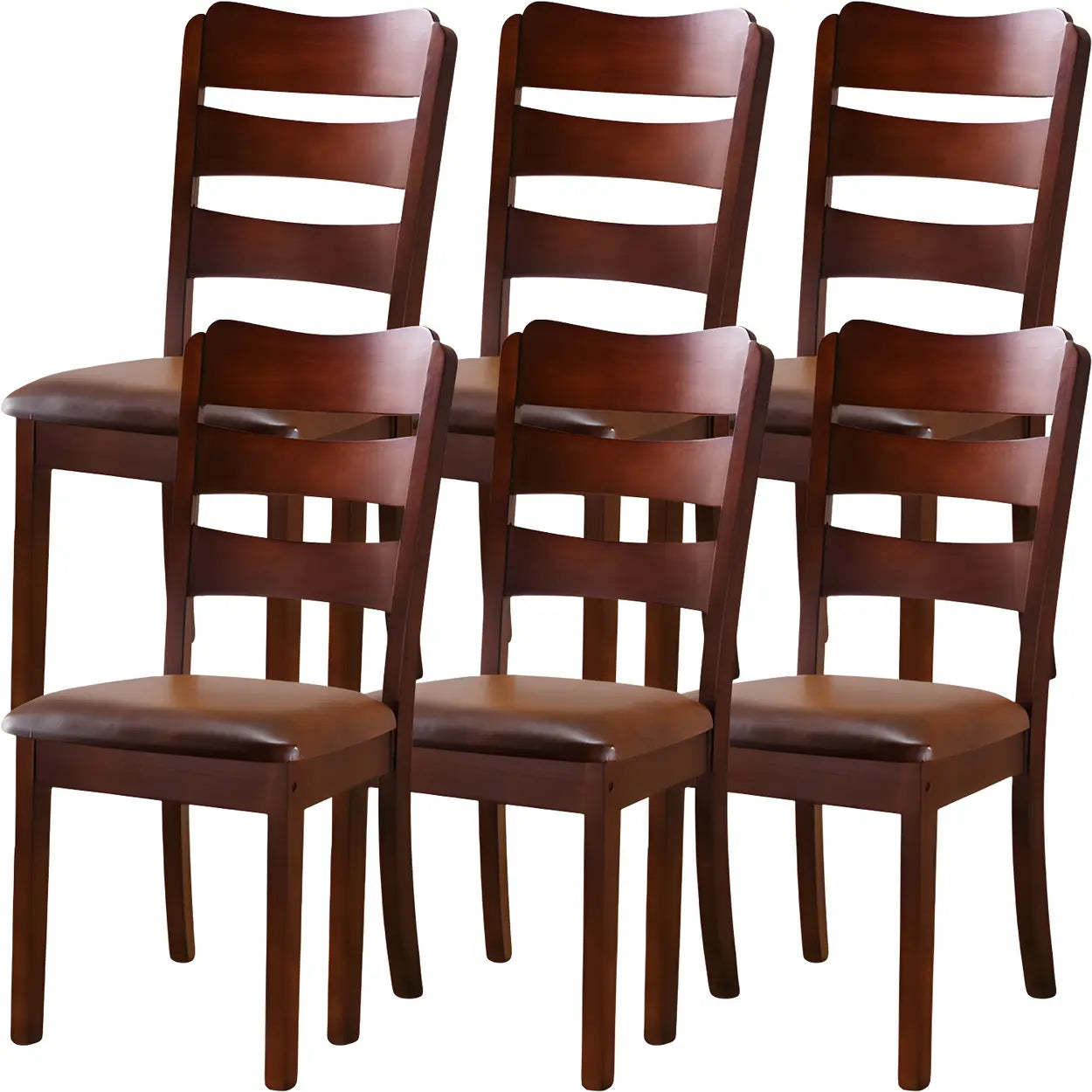 Classic Rubberwood Ladder Back Dining Chair