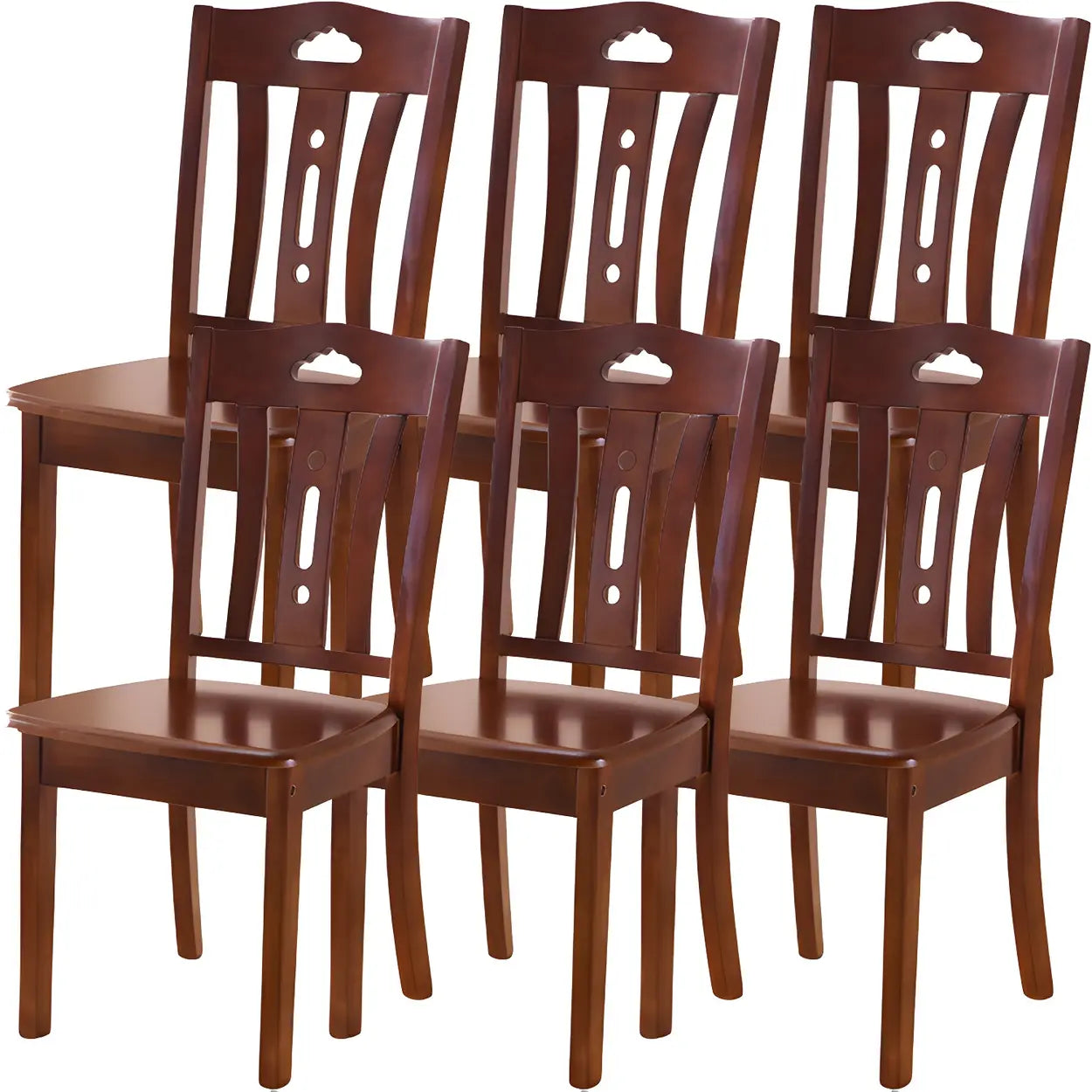 Classic Rubberwood Ladder Back Dining Chair
