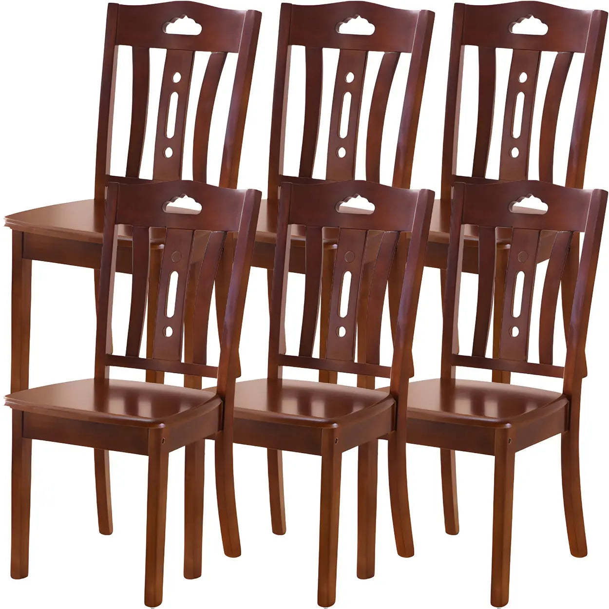 Classic Rubberwood Ladder Back Dining Chair