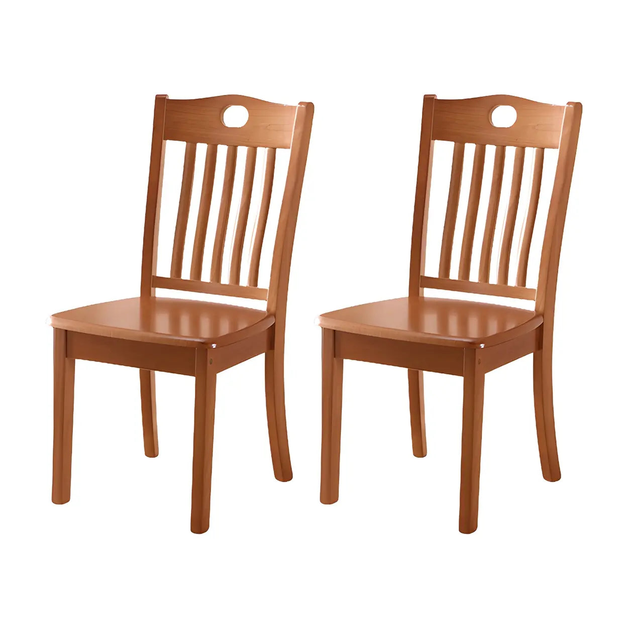 Classic Rubberwood Ladder Back Dining Chair