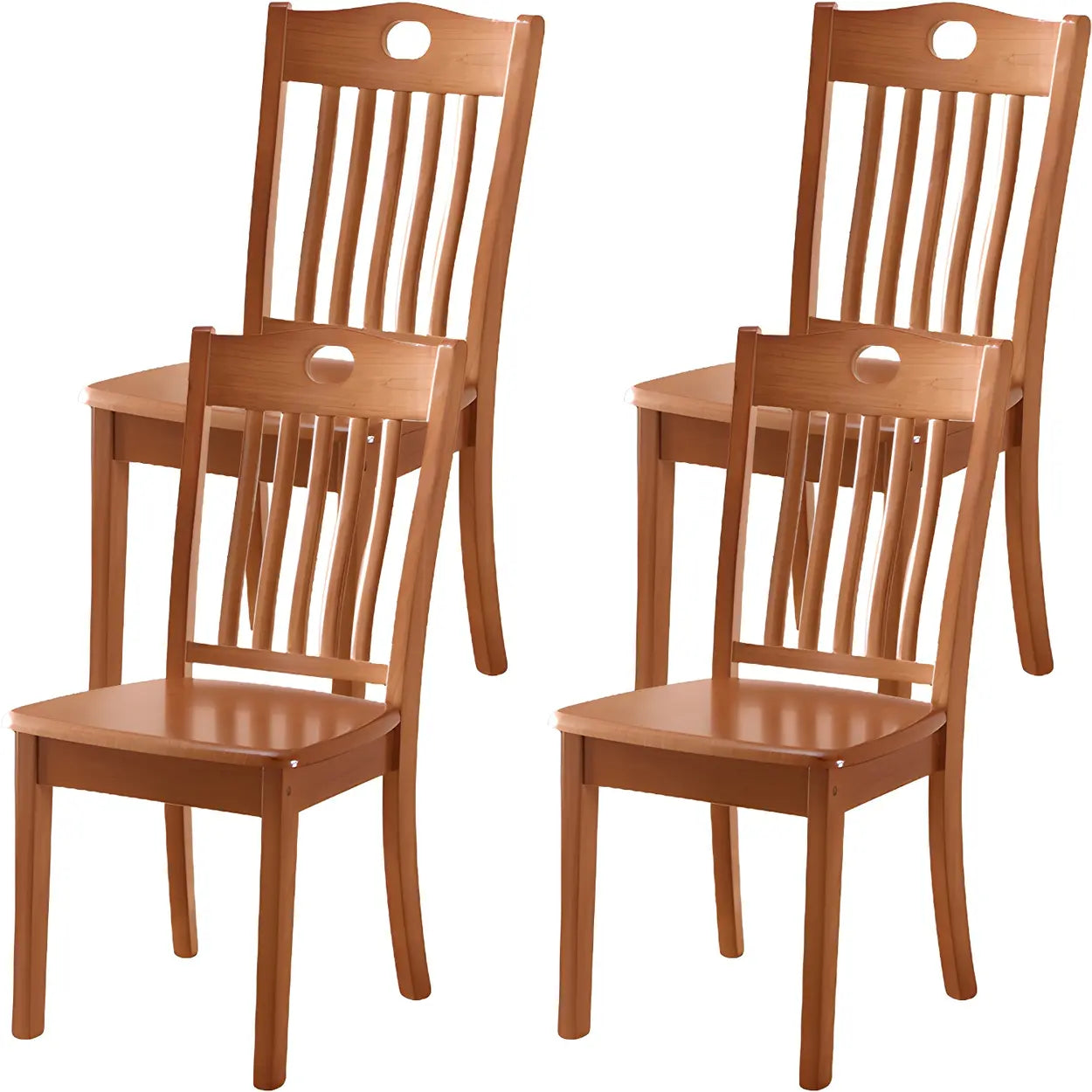 Classic Rubberwood Ladder Back Dining Chair