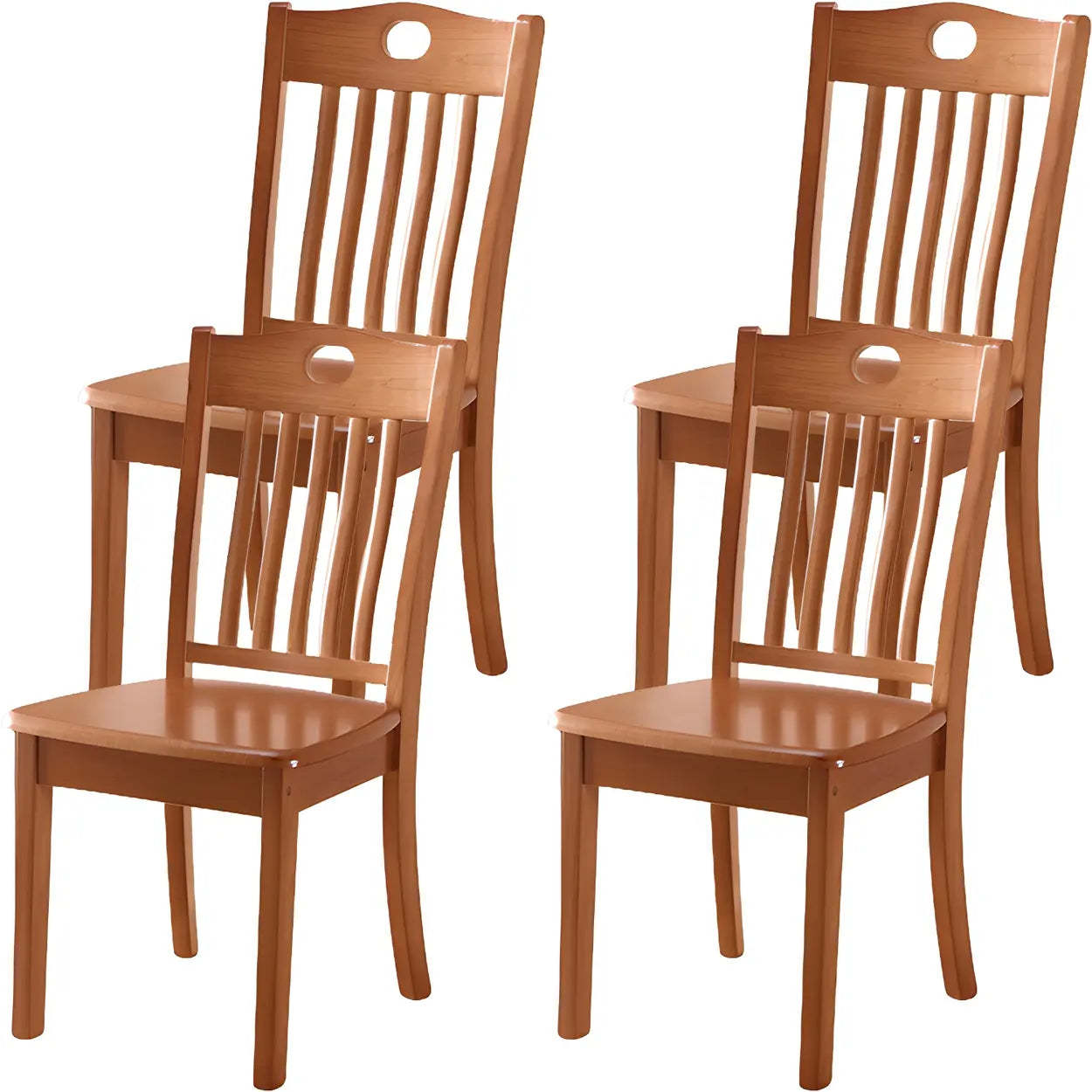 Classic Rubberwood Ladder Back Dining Chair