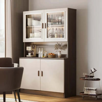 Classic Teak 3-Drawer Storage Buffet — Sandalwood Color